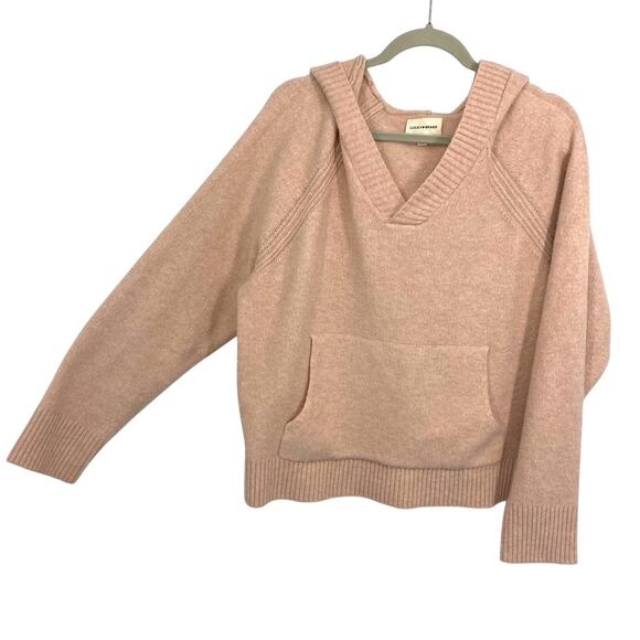 Lucky Brand Tops - Lucky Brand Womens cloud soft hoodie sweater size XL Peach Pink Pullover